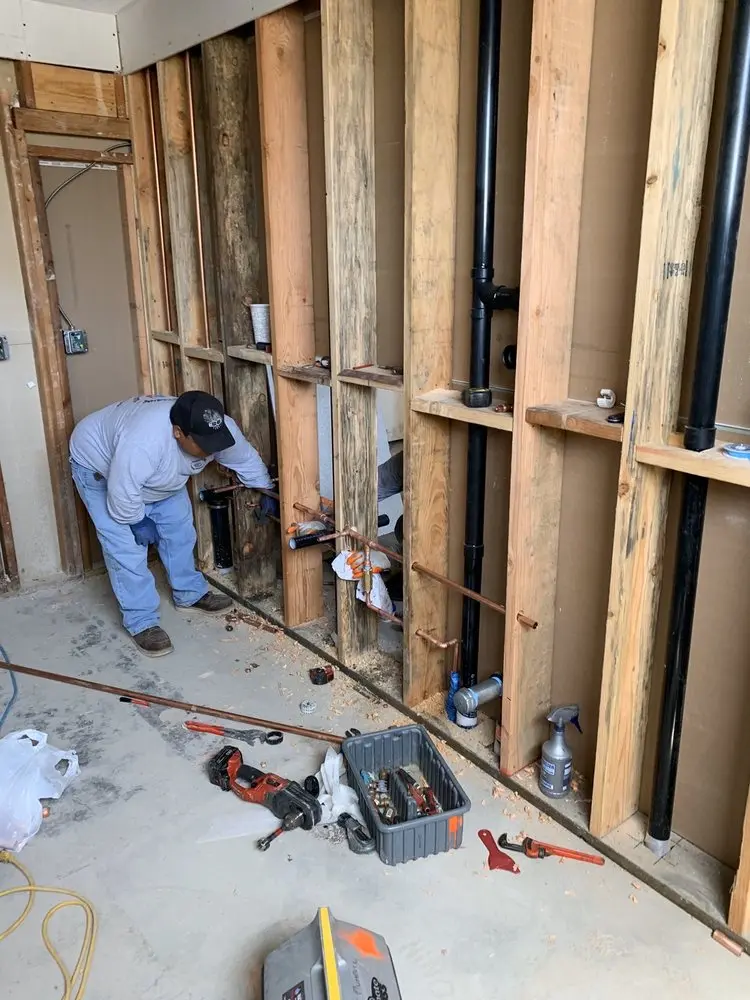 Commercial rough-in plumbing for Water Heater Replacement in Downtown Scottsdale